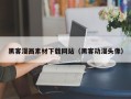 廊坊黑客漫画素材下载网站（黑客动漫头像）